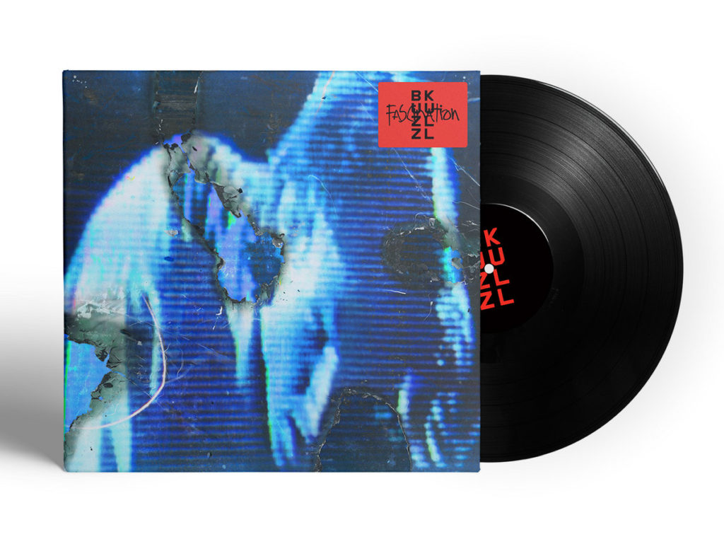 Image of Buzz Kull's new record, Fascination, displaying visual details of vinyl disc and record outer sleeve